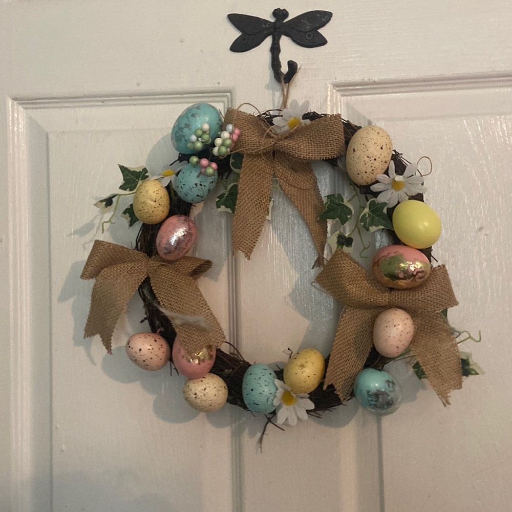 Easter egg wreath